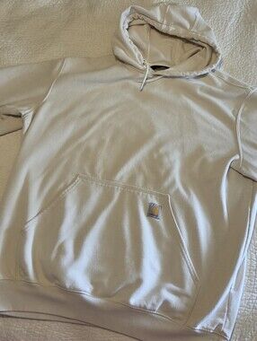 Carhartt Men's Hoodie in Sandstone/Cream, Size XL